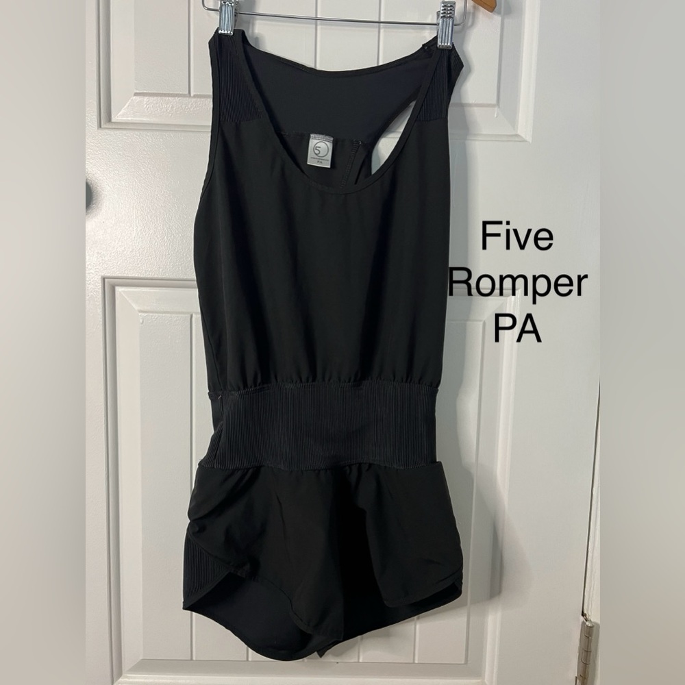 Five Romper PA Black Kids Bodysuit